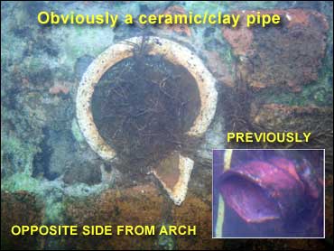 Single clay pipe