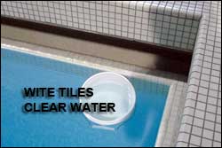 Pure water has no colour